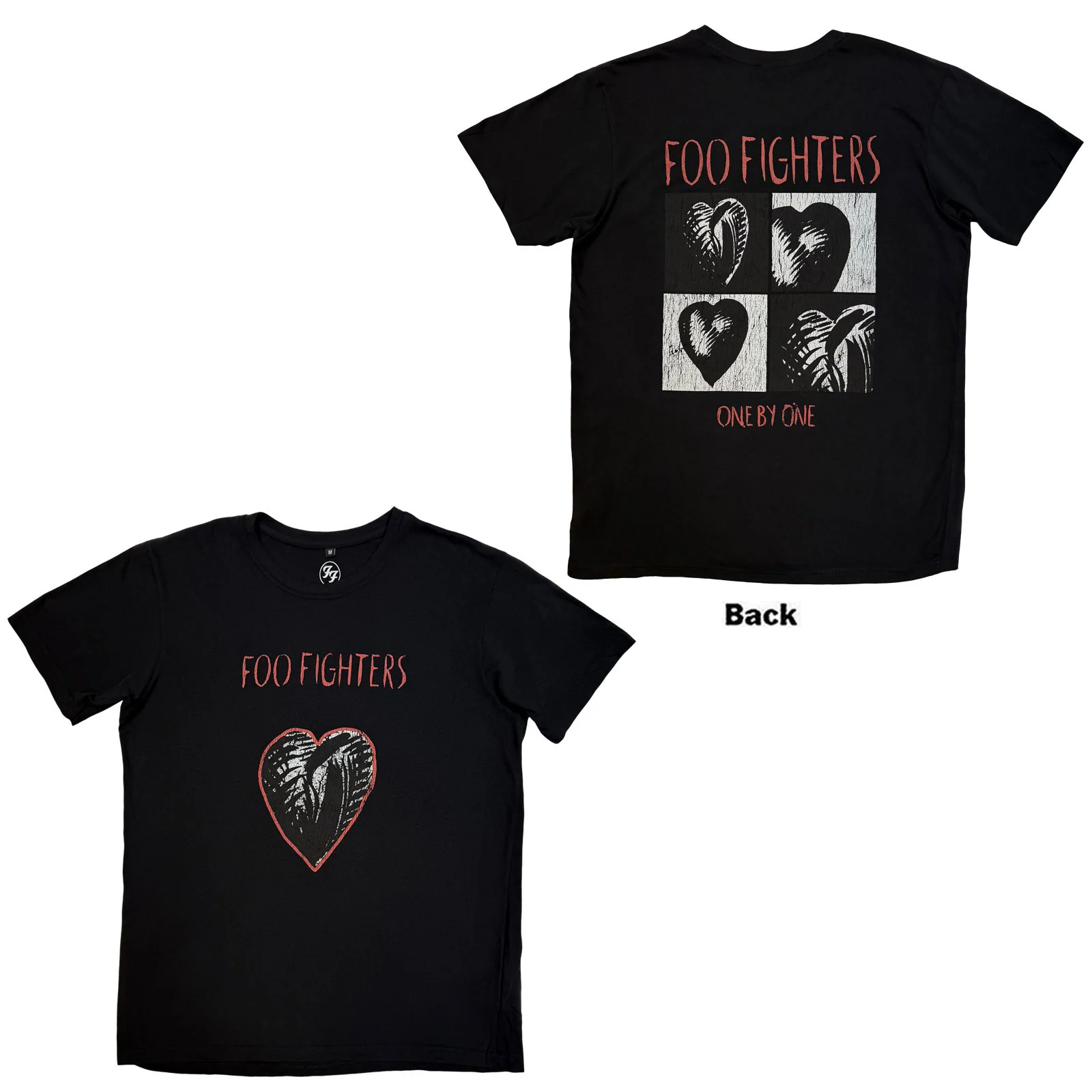 Foo Fighters Unisex Premium Carbon T-Shirt: One By One
