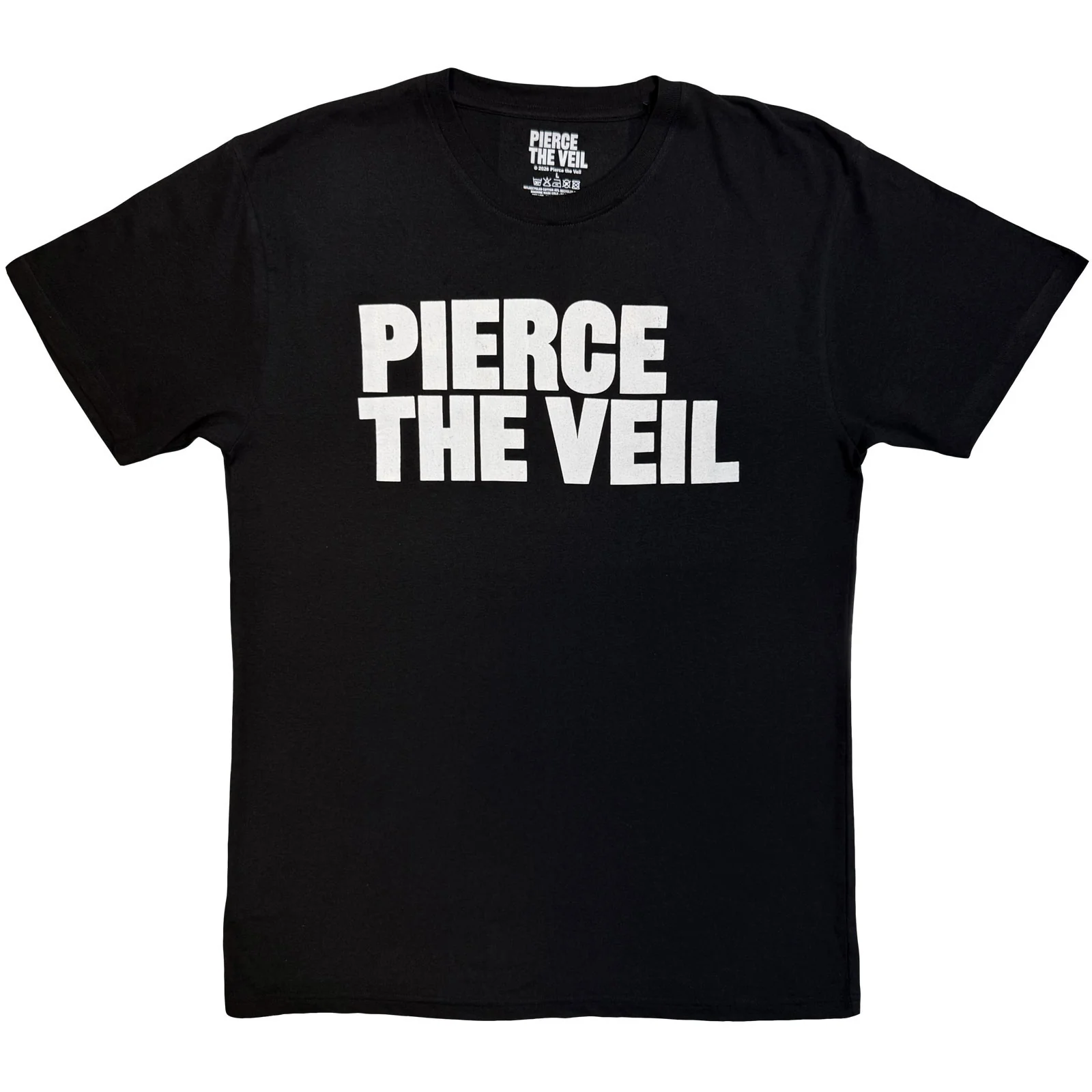 Pierce The Veil Unisex T-Shirt: Logo Mono