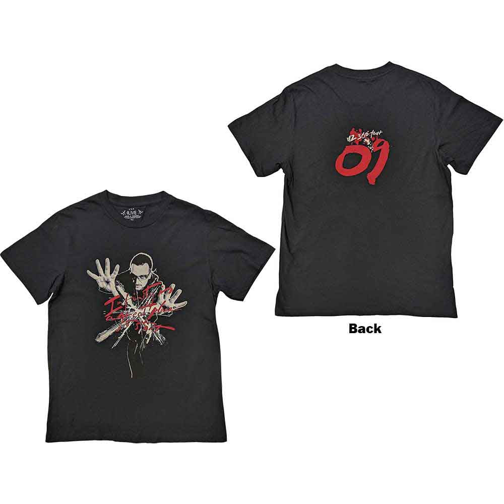 U2 Unisex T-Shirt: 359 Degree Tour 2009 Infinity